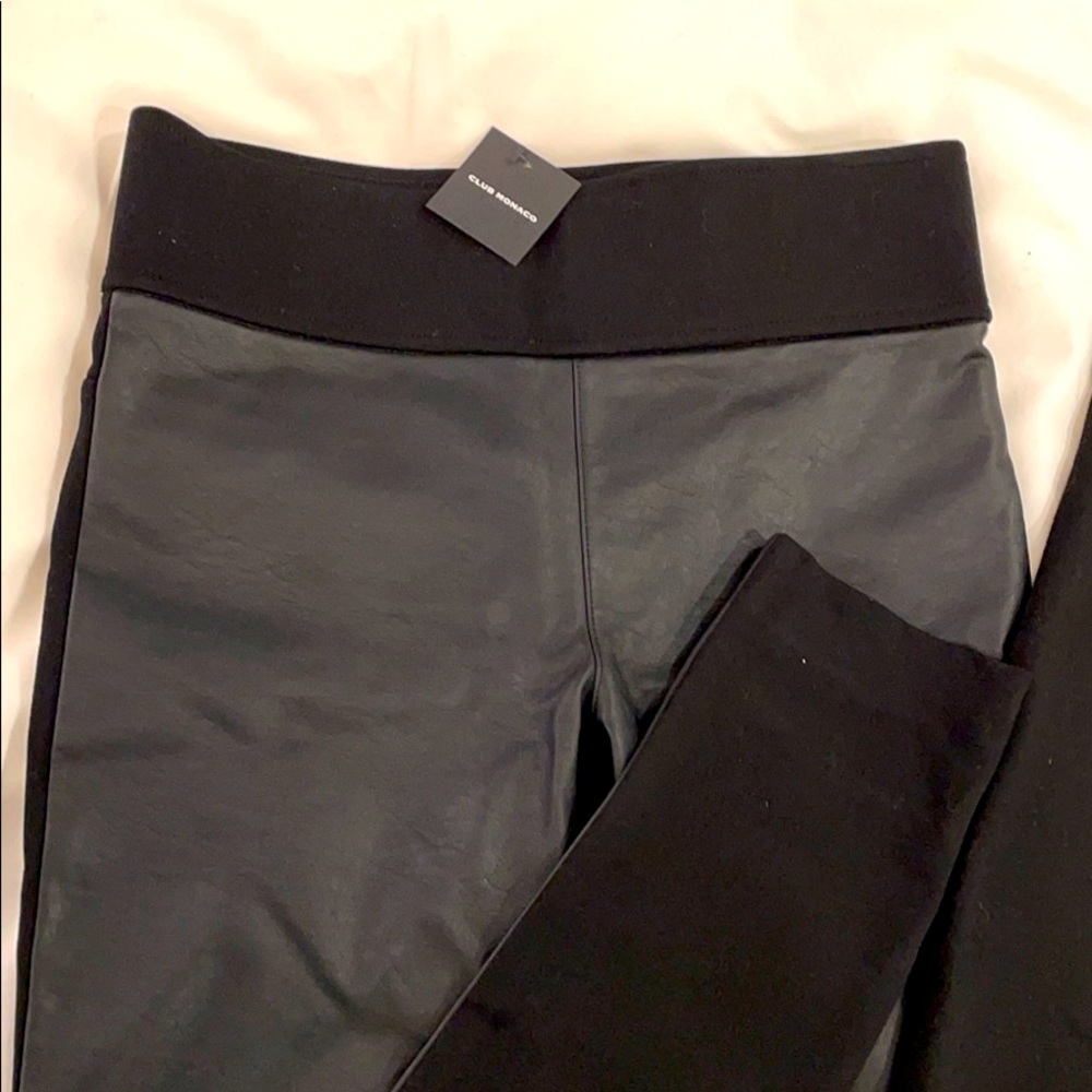 Club Monaco leather pants